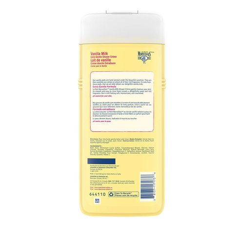Le Petit Marseillais Extra Gentle Shower Cream, Vanilla Milk, 22 Fluid Ounce