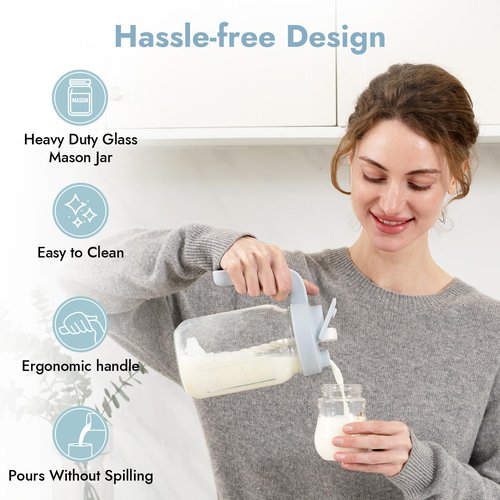 Papablic Baby Tongue Cleaner and Glass Breastmilk Pitcher