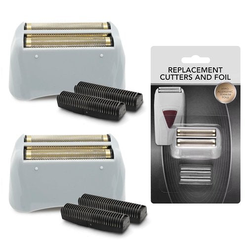 1Pcs for Shaver Foil TS-1 TS-2, ProFoil Lithium Shaver Replacement Titanium Foil Assembly and Inner Cutters Compatible with Andis Smooth Shaving Cordless Shavers, Replacement Blades and Foil