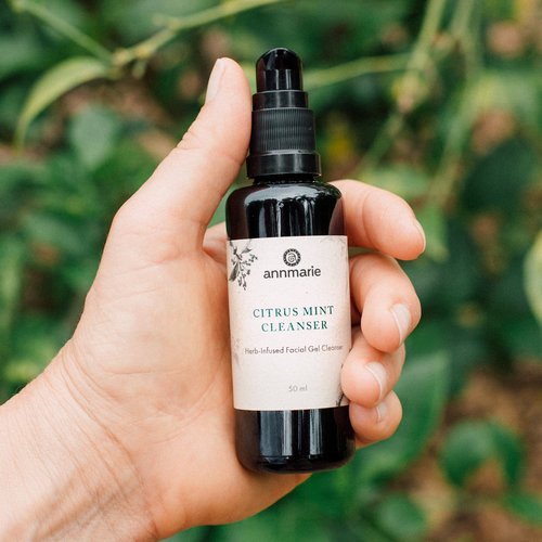 Annmarie Skin Care Citrus Mint Facial Cleanser - Gentle Cleanser with Rosemary, Witch Hazel + Lemon Balm, Suitable for Oily Skin (50 Milliliters, 1.7 Fluid Ounces)