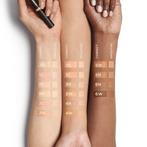 Laura Mercier Secret Camouflage Brighten and Correct Duo, 2-in-1 Face and Under Eye Concealer Stick, Blurs Imperfections and Reduces Appearance of Undereye Dark Circles, Full Coverage, 1W