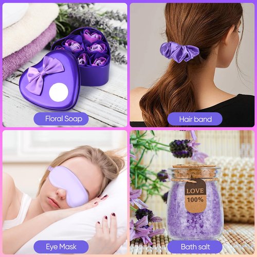 Birthday Gifts for Women,Unique Relaxing Spa Gift Baskets for Women,Self Care Get Well Care Package,Mothers Day,Wife Bday Gift Ideas for Her Best Friend,Coworker,Sister,Teacher