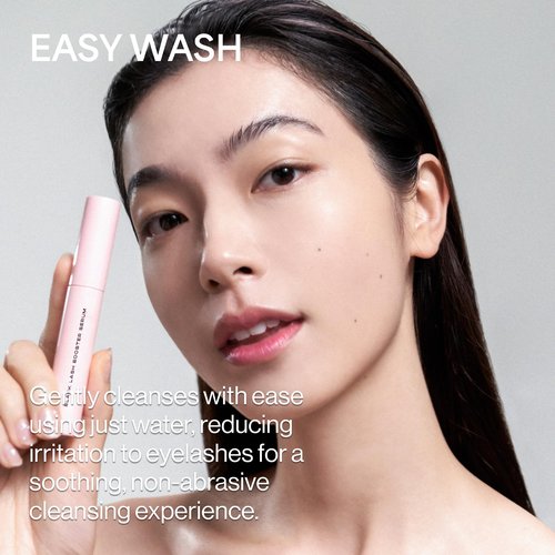 ENTROPY MAKEUP All-In-One Eyelash Serum & Mascara, Eyelash Growth Serum for Fuller Lashes, Biotin & Madecassoside Nourishment, Visible Results in 14 Days, Vegan & Cruelty-Free, Black, 0.24 Oz