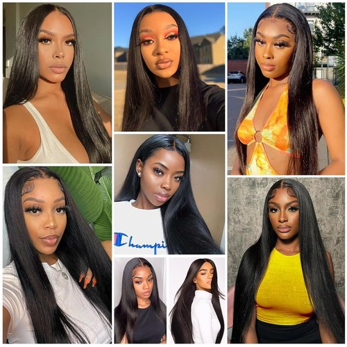 SingleBestHair Lace Closure Human Hair Silky Straight 2x6 Middle Part Closure with Baby Hair 100% Unprocessed Brazilian Virign Remy Hair Natural Color (16 inches)