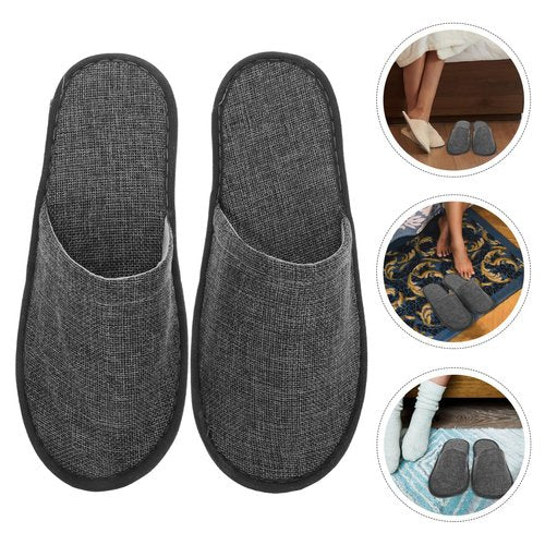 20pcs Disposable Non-slip Slippers for Hotel and Travel Lightweight Portable Indoor Footwear Comfortable Design for Men and Women