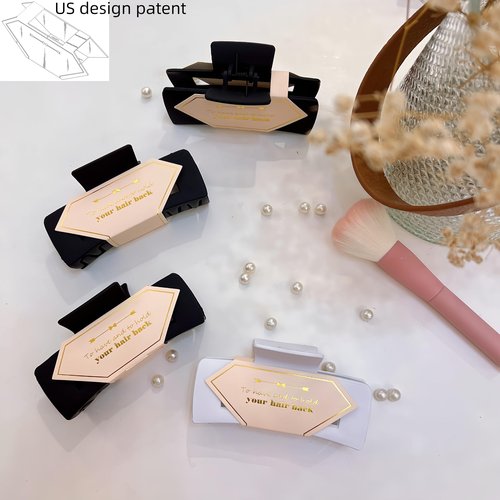 Tethzeng Bridesmaid Scrunchies Proposal Gifts Bachelorette Hair Claws Clips Girls heart sunglasses for Wedding Party Favors (black 40sets)