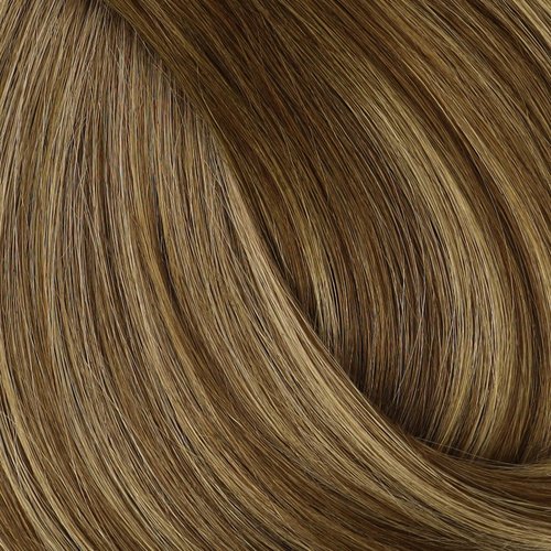 Full Shine Clip in Hair Extensions Human Hair 16Inch Lace Clip in Human Hair Ombre Brown Fading to Blonde Highlight Double Weft Straight Hair Extensions for Women 60Grams 3Pcs