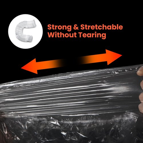 TASALON 50 PCS Disposable Salon Tray Cover & Tattoo Tray Cover Clear - Transparent Protective Film for Tattoo Equipment Accessories (Suitable for 18 * 13 Inch Trays)