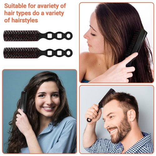 100 Packs Bulk Hair Brushes for Homeless, Anti Entangling Hair Brushes Anti Static Massage Combs, Disposable Plastic Hairbrush suitable Shelter Hotel Nursing Home Charity Church -Individually Wrapped