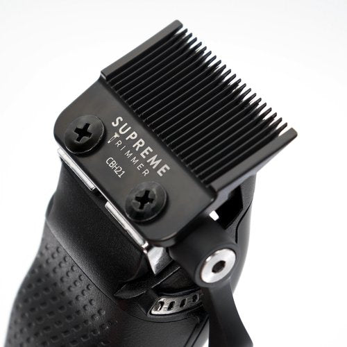 Supreme Trimmer DLC Coated Steel Hybrid Replacement Blade CBH21 | Tade Blade for Darkstar72 Clipper & Most Hair Clippers | Black