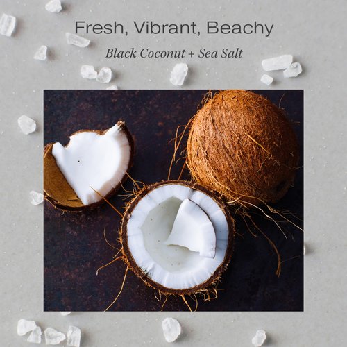 RAW SUGAR 3-Pack Body Wash Men - Black Coconut + Sea Salt Exfoliating and Hydrating Body Wash, Formulated without Parabens, Cruelty Free and Vegan