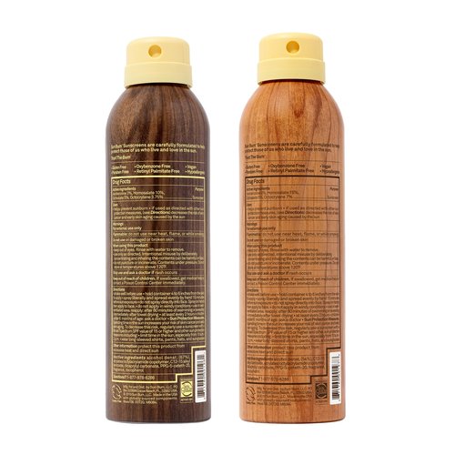 Sun Bum Original Spf 30 and 50 Sunscreen Spray Vegan and Hawaii 104 Act Compliant (Octinoxate & Oxybenzone Free) Broad Spectrum Moisturizing UVA/UVB Sunscreen With Vitamin E 2 Pack