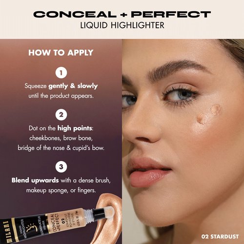 Milani Conceal + Perfect Blur Out Powder and Facelift Collection Kit 1: Honey Contour, Lunar Highlighter, Rose Undereye Brightener
