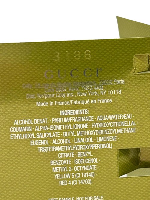 Gucci GUILTY MEN Elixir Sample Perfume 1.5 ml / 0.05 oz - set of 3 spray samples