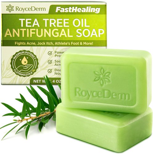 Roycederm Tea Tree Antifungal Care Set - Scalp & Skin Solution Bundle