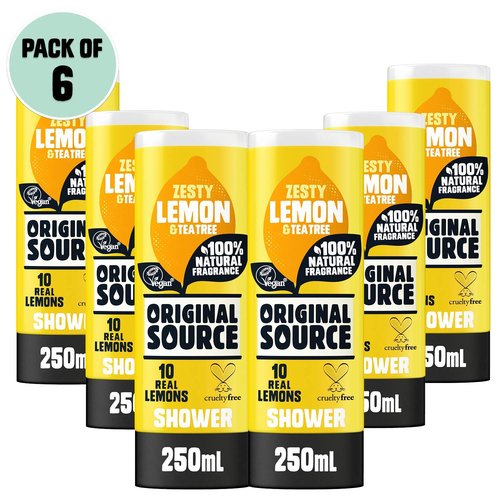 Original Source Shower Gel Lemon and Tea Tree 250ml Pack of 6