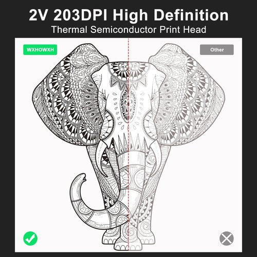 300 DPI Tattoo Stencil Printer Machine for Tattoo Artists&Beginners,termocopiadora Tattoo with 3pcs of Tattoo Transfer Paper,Portable Bluetooth Wireless Printer Compatible with Phone&PC
