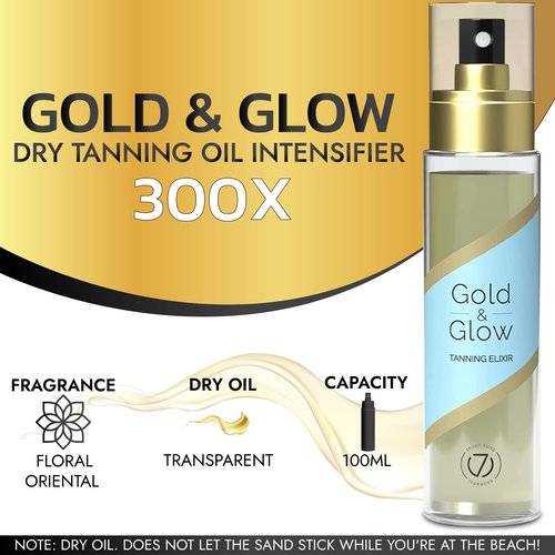 Dry Tanning Oil Spray, Tan Accelerator, For Indoor Tanning & Beach Use - 3.4 Fl Oz