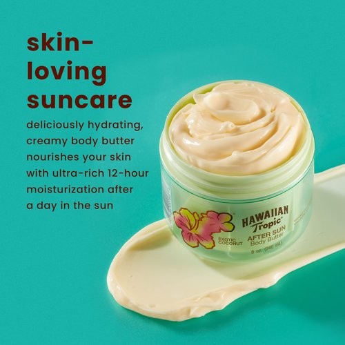 Hawaiian Tropic Sheer Touch Ultra Radiance SPF 50 Sunscreen Twin Pack & After Sun Body Butter with Coconut Oil, 8oz each