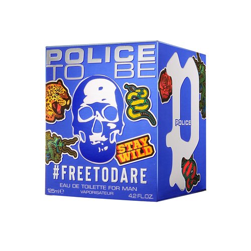 Police TO BE #FREETODARE MAN 4.2 oz - EDT Body Spray, Long Lasting Cologne for Men - Amber and Fougère Scent - Charismatic and Energizing, Fresh Fragrance - for Self-Assured and Driven Men