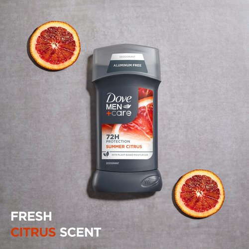 DOVE MEN + CARE Aluminum Free Deodorant for Men 3 Pack Summer Citrus Deodorant for Men 3 oz