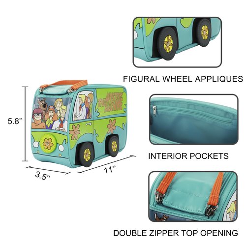 Bioworld Scooby Doo Mystery Machine 28 CM Novelty Cosmetic Bag