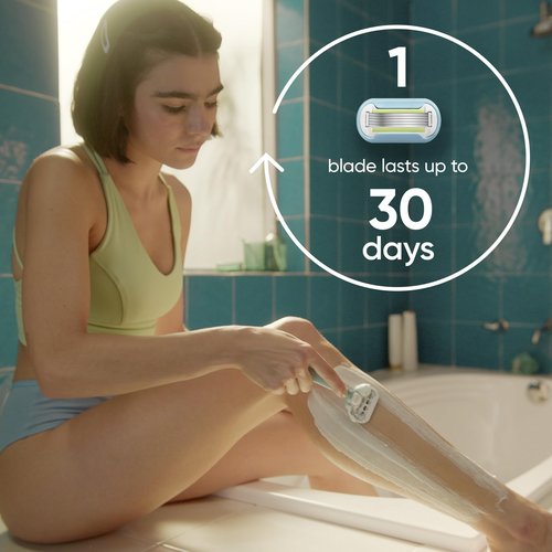 Gillette Venus Womens Razor Blade Refills, Venus Extra Smooth 4 Count and Venus Deluxe Smooth Sensitive 2 Count, 6 Total Refills, Holiday Gifts for Women