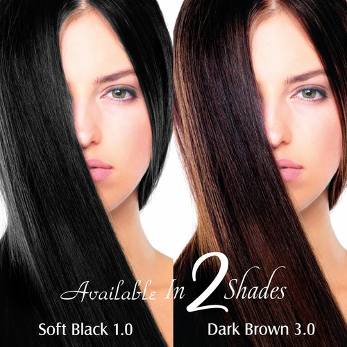 Vegetal Safe Color+ Organic Permanent Gel Hair Color, Soft Black 1.0, No Ammonia, Made with Natural Herbs, 100% Gray Coverage, 30-Day Color Lock 190 ml