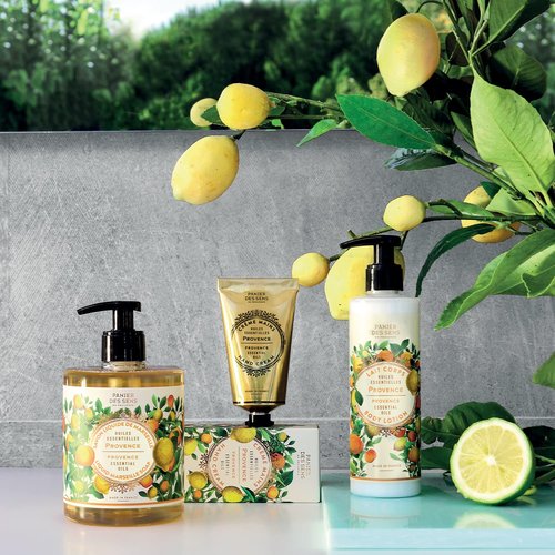 Panier des Sens – Provence Foaming Liquid Hand Wash & Moisturizing Hand Cream – Hand Soap and Lotion Set - with Coconut Oil, Shea Butter – French Hand Care – Gentle Formula – 97% Natural Ingredients