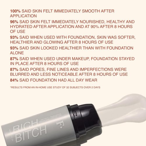 Freck Beauty RICH Beotch Hydrating Gripping Primer - Serum Makeup Primer, Lightweight Cream to Oil Texture, Moisture Barrier to Proctect and Balance Skin
