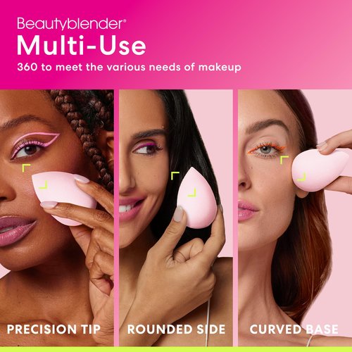 Beautyblender® | Bubble Beauty Blender Makeup Sponge, Super-Soft Foam Easily Blends Foundations, Powders & Creams, Made in USA, Reusable, Washable, Streak Free Application, Vegan, Cruelty Free