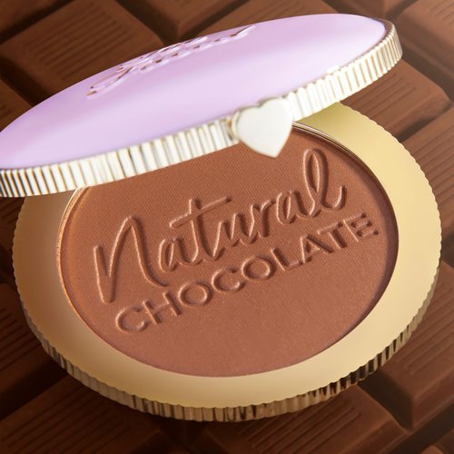 Too Faced Natural Chocolate Bronzer | Sheer-to-Medium Coverage with Natural Finish + Sun Kissed Glow, 0.31 Ounce, Caramel Cocoa