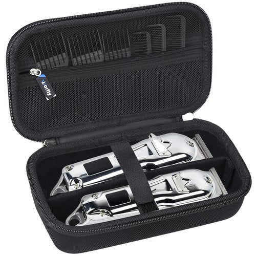Hard Travel Case for Novah/Jack & Rose/Ufree Hair Clippers and Trimmers Set, Beard Trimmer Grooming Storage Holder for Hair Trimmers Set (Case Only) (Black)