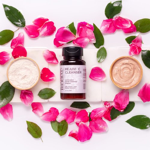 Ora's Amazing Herbal Rejuvi C Cleanser Powder Face Wash, Gentle Cleansing Powder for All Skin Types (Rejuvi C Cleanser 2.5 oz)