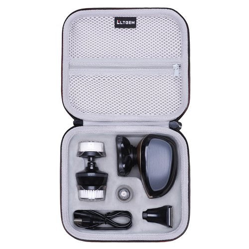 LTGEM EVA Hard Case Compatible with FlexSeries Electric Head Hair Shaver - Travel Protective Carrying Storage Bag (Only Case Sale)