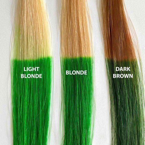 IROIRO Premium Natural Semi-Permanent Hair Color 350 Neon Green (8oz) (Pack of 2)