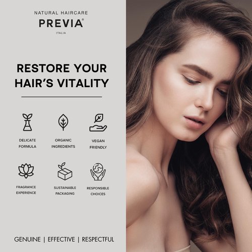 PREVIA Keeping Organic Green Walnut Colour Shine Coloured Hair Conditioner 250 ml