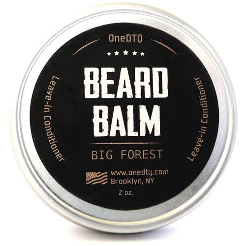 Big Forest Beard Balm - Beard Butter for Men 2 OZ - Blend of Premium Organic Oils & Shea Butter - Light Hold - Great for Grooming Facial Hair of All Lengths & Styles