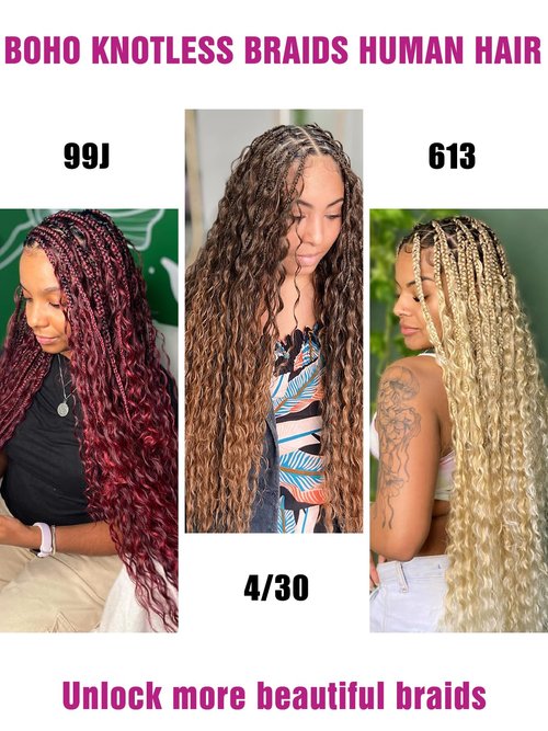 4/30 Bronze Gold Human Braiding Hair Deep Wave Bulk，Highlight No Weft Curly Braiding Hair Extensions for Boho Braids Wet and Wavy Braiding Human Hair Bundles(16inch,4/30,100g)