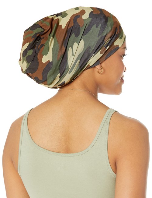 Fairy Black Mother Dreadlocks Locs Cap (Army Fatigue,Large)