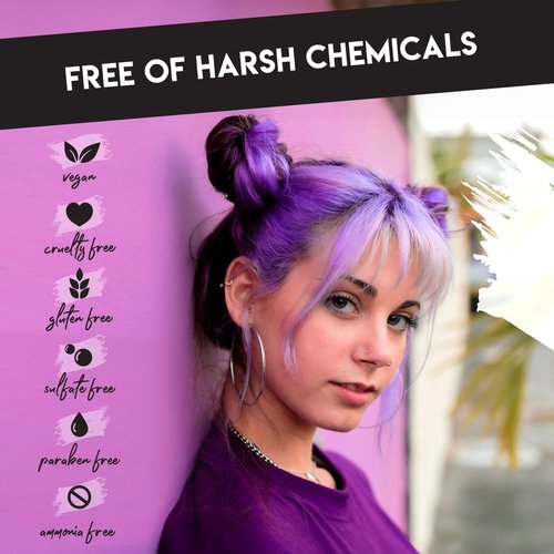 Color Lux Direct Vibes Semi-Permanent Hair Color, Copper, Vibrant & Long-Lasting Shade, Ammonia-Free, Vegan, Sulfate-Free, Paraben-Free, 8 fl oz (Pack of 2)