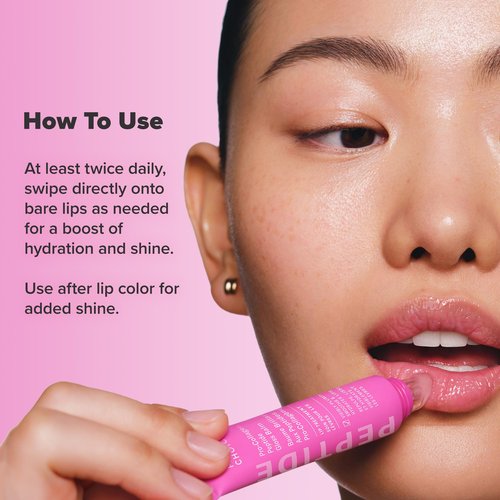 Paula’s Choice Peptide Plumping Gloss Balm Duo, Pro-Collagen Peptide Gloss Balm, One Clear & One Tinted, Plumps, Hydrates & Smooths Lips, Sheer & Glossy Finish for Fuller Lips, Cruelty-Free, Set of 2