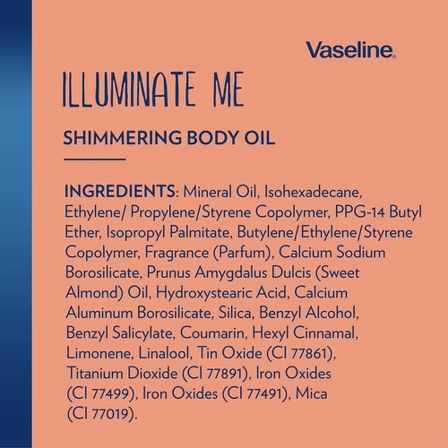 Vaseline Illuminate Me Shimmering Body Oil 3, Travel-Friendly 2-Pack – Glow Up Essentials for Melanin-Rich Skin, 3.3 Oz Ea