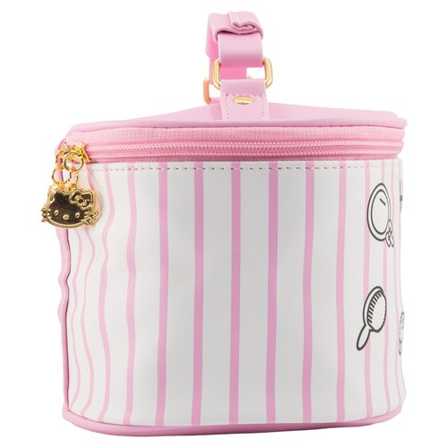 Sanrio Hello Kitty Makeup Bag – Makeup Organizer, Travel Toiletry Bag for Women & Girls | Cute Cosmetic Bag, Train Case for Kids, Travel Bag, Toiletry Bag for Women, Make up Storage | Ages 3+