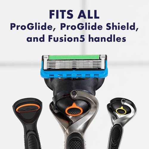 Gillette ProGlide Razor for Men, Handle + 2 Blade Refills (Pack of 2)