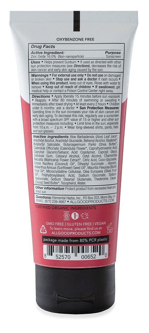 All Good Baby & Kids Mineral Face & Body Sunscreen - UVA/UVB Broad Spectrum, Coral Reef Friendly, Water Resistant, Zinc Oxide - SPF 50 Butter Stick & SPF 30 Lotion