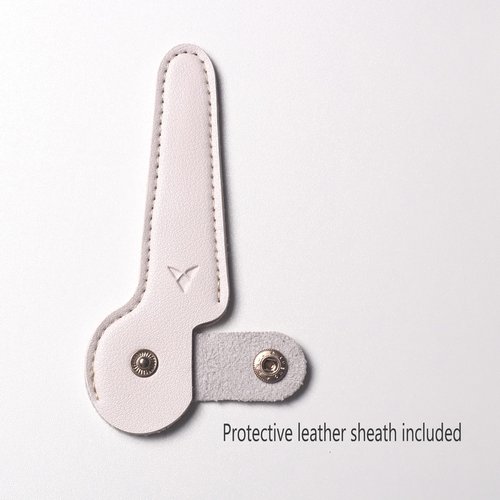 Women's Stainless Steel 4.0" Eyebrow Scissors - Small Beauty Trimmer for Brow & Eyelash and Facial Hair