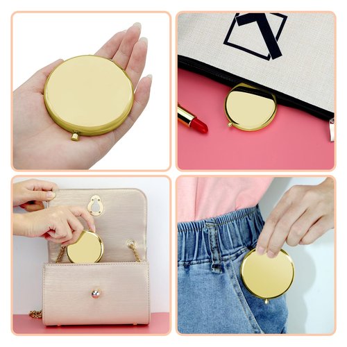 Sister Bridesmaid Proposal Gifts Compact Makeup Mirror for Best Friend Bridesmaid Thank You Gifts for Sister Maid of Honor Wedding Bachelorette Party Presents Bridal Shower Compact Makeup Mirror