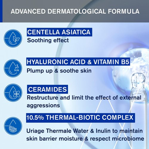 Uriage Cica-Daily Repairing Cream Concentrate | Made With Centella Asiatica, Hyaluronic Acid & Vitamin B5, 96% Ingredients of Natural Origin, Fragrance-Free, 50 mL / 1.69 zz