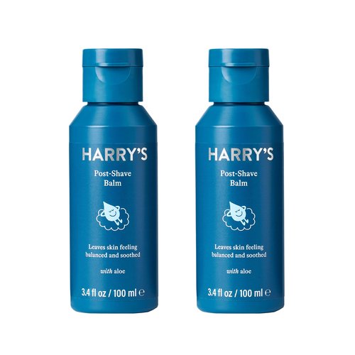 Harry's Razors for Men - Men's Razor Set with 5 Razor Blade Refills, Travel Blade Cover, 2 oz Shave Gel (Sage) & Post Shave - Post Shave Balm for Men - 3.4 Fl Oz (Pack of 2) (packaging may vary)
